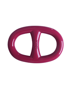 Hermes Chaine P'Ancre Scarf Ring, Perspex, Fuschia
